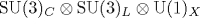 \mathrm{SU}(3)_C \otimes \mathrm{SU}(3)_L \otimes \mathrm{U}(1)_X