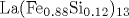 \mathrm {La}(\mathrm {Fe}_{0.88}\mathrm {Si}_{0.12})_{13}