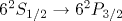 6 {}^2S_{1/2} \rightarrow 6 {}^2P_{3/2}