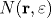 N(\mathbf {r},\varepsilon )