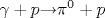 \gamma + p {\rightarrow} {\pi}^0 + p