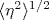 \langle \eta ^2\rangle ^{1/2} 