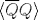 \langle \overline{Q}Q \rangle 