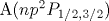 \mathrm {A}(np{}^{2 }{P}_{1/2,3/2}) 