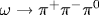 \omega\to\pi^+\pi^-\pi^0