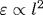 \varepsilon\propto l^2